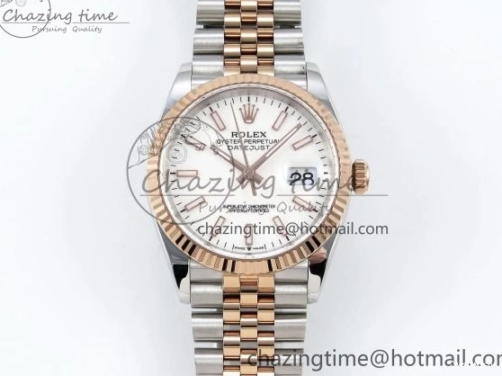 Edition Best APF Dial DateJust RG 904L Jubilee VR3235 Sitck Bracelet SS 1:1 36 on White Steel 126231 0217